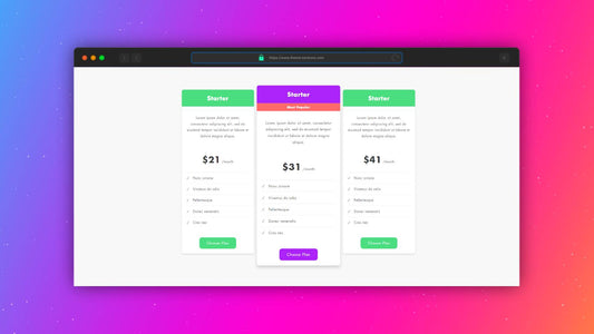 Pricing Table